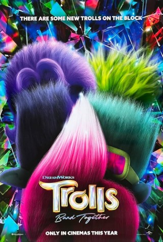 "Trolls Band Together" movie poster