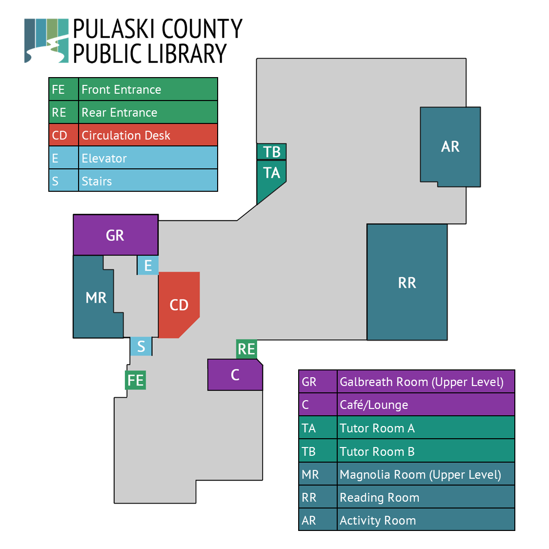 Meeting Rooms and Public Spaces at the Pulaski County Public Library