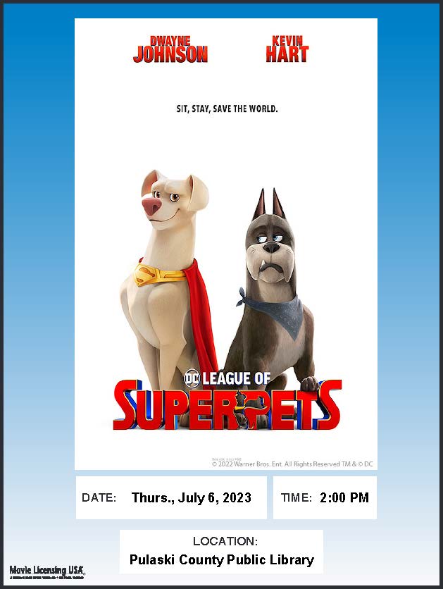 DC League of Super-Pets movie poster