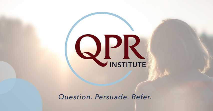 QPR logo above the words: "Question. Persuade. Refer."