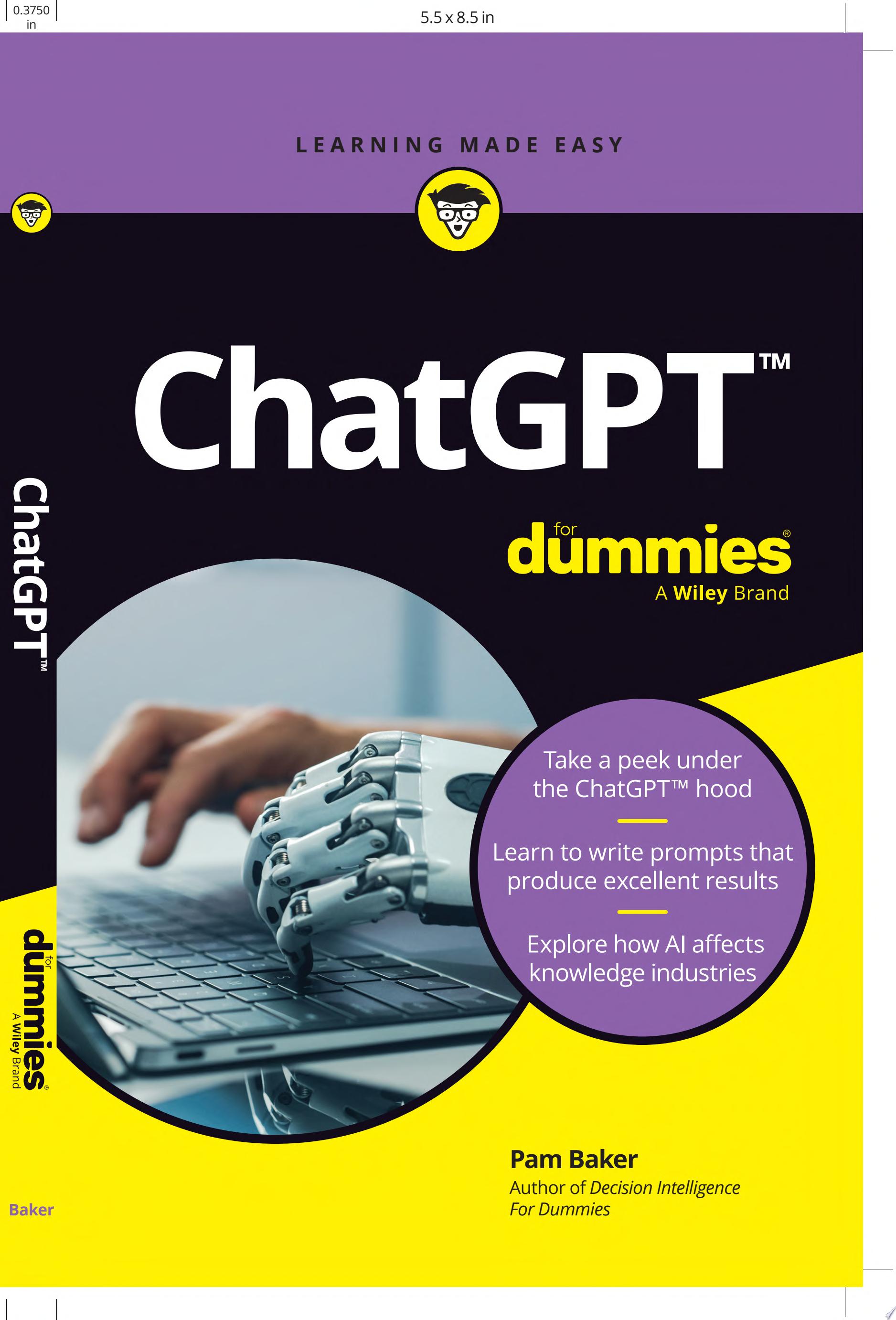 Image for "ChatGPT For Dummies"