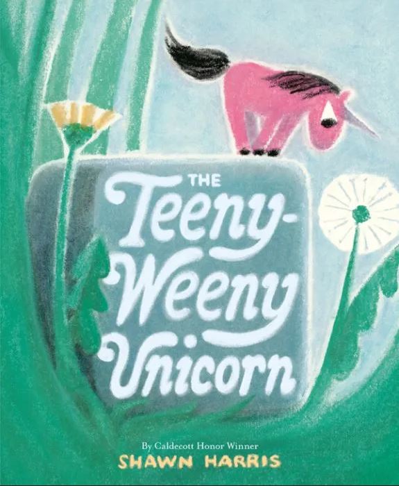 book cover for "The Teeny-Weeny Unicorn"