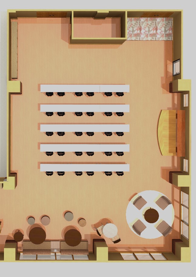 Classroom Facing North - Large (Extra Fee)