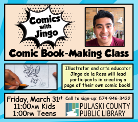 Comics with Jingo – Comic Book-Making Class