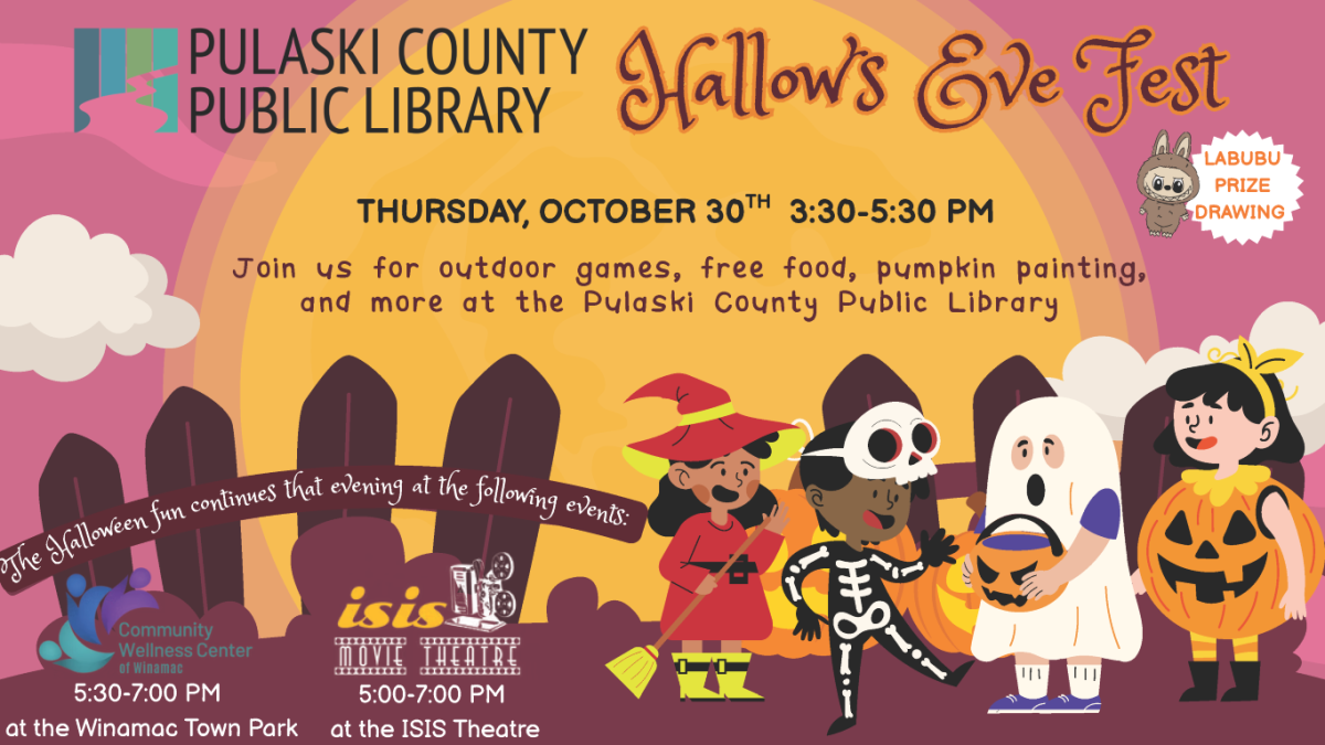 illustration of children in costumes celebrating Halloween in front of a sunset